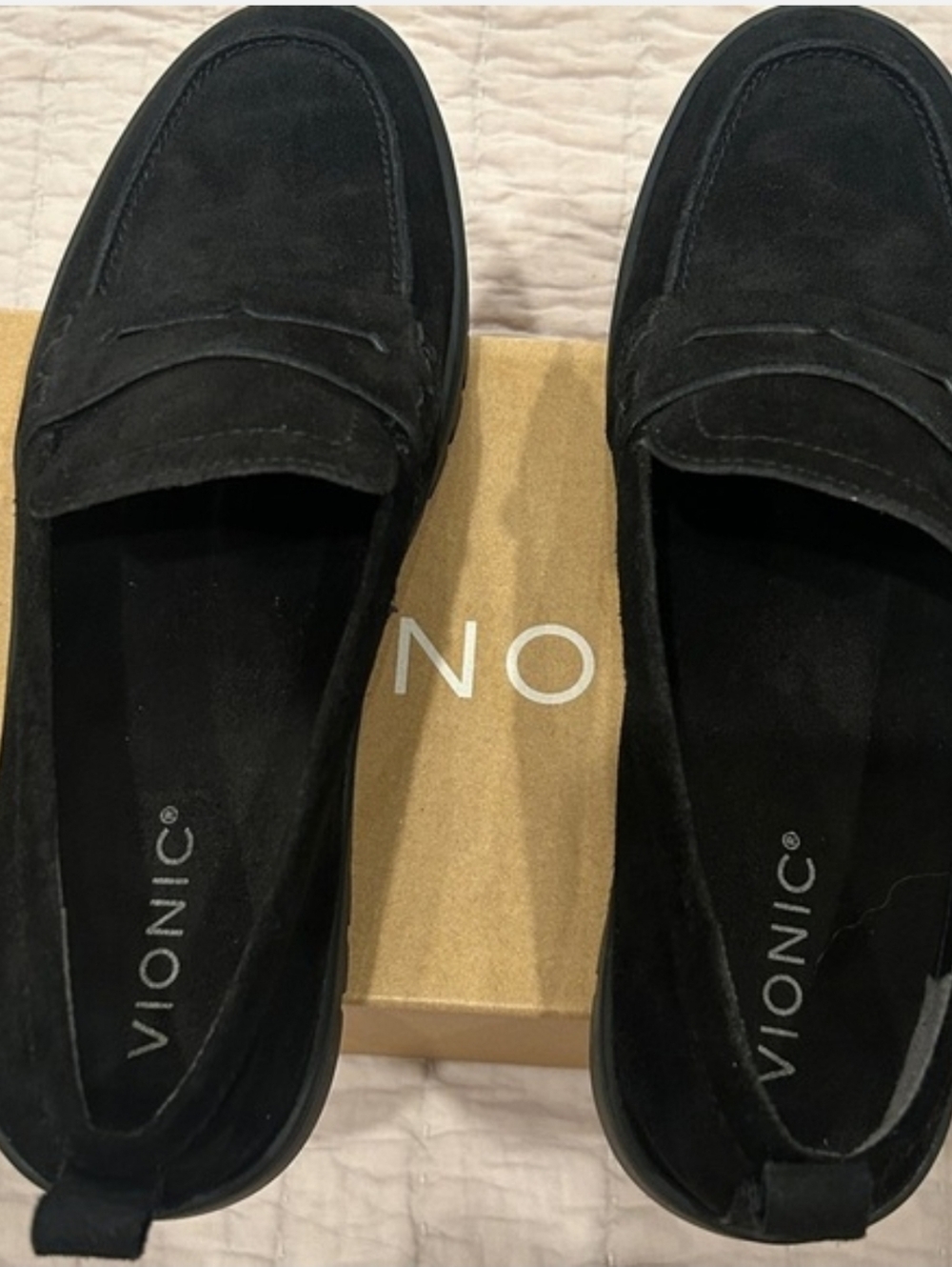 Vionic Uptown Loafer Black Suede - Picture 6 of 13
